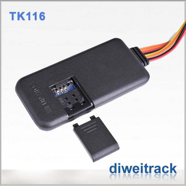 Tk116 new model Vehicle tracking device with 200MAh battery could change IMEI number.