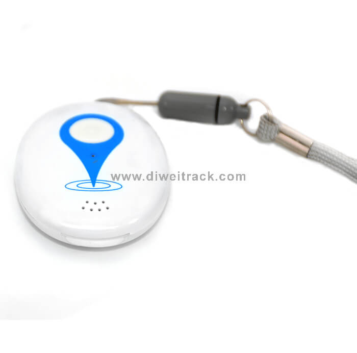GPS locator with miniature dimensions and GPS + LBS + WiFi